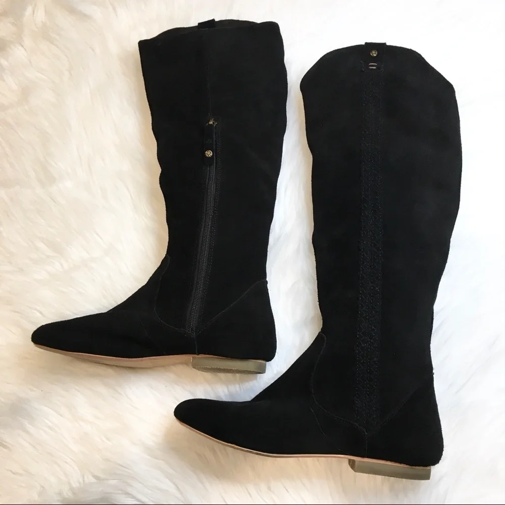 Reef | Arabian Braid Black SuedeTall Boots